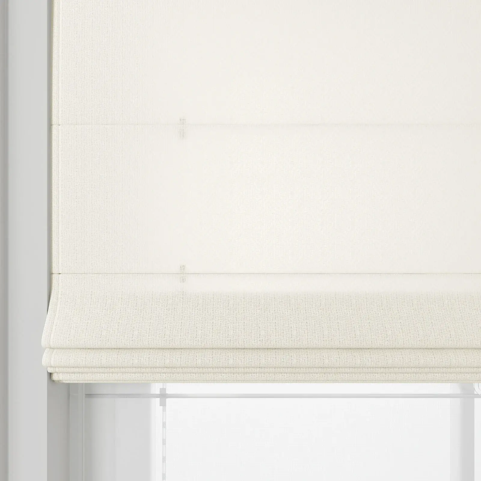 Ron Linen Cotton Herringbone Day Night Roman Shade Cordless - Image 25