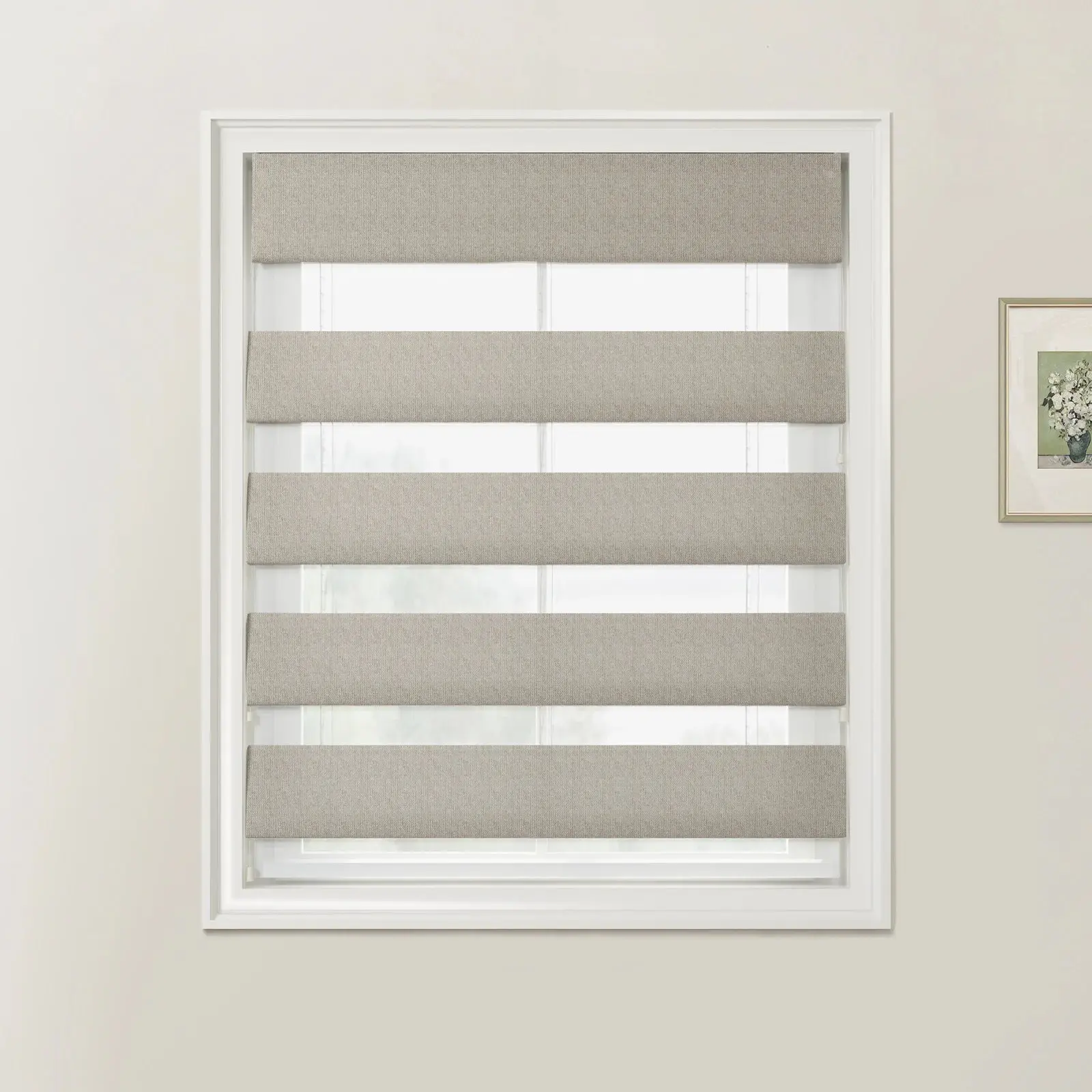 Custom Zebra Roman Blind Cord Lift - Image 39