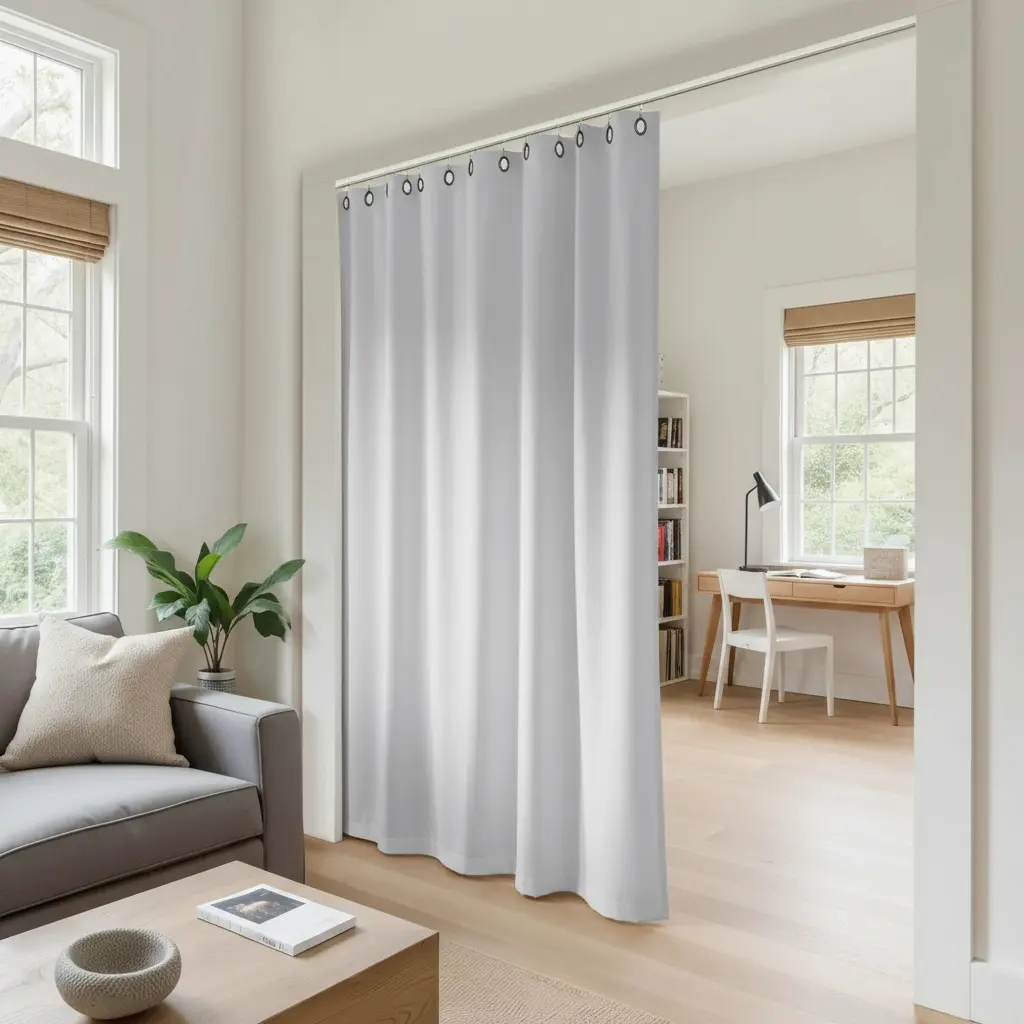 Atlanta Room Divider Blackout Curtain with Ceiling Track Kit - Image 11