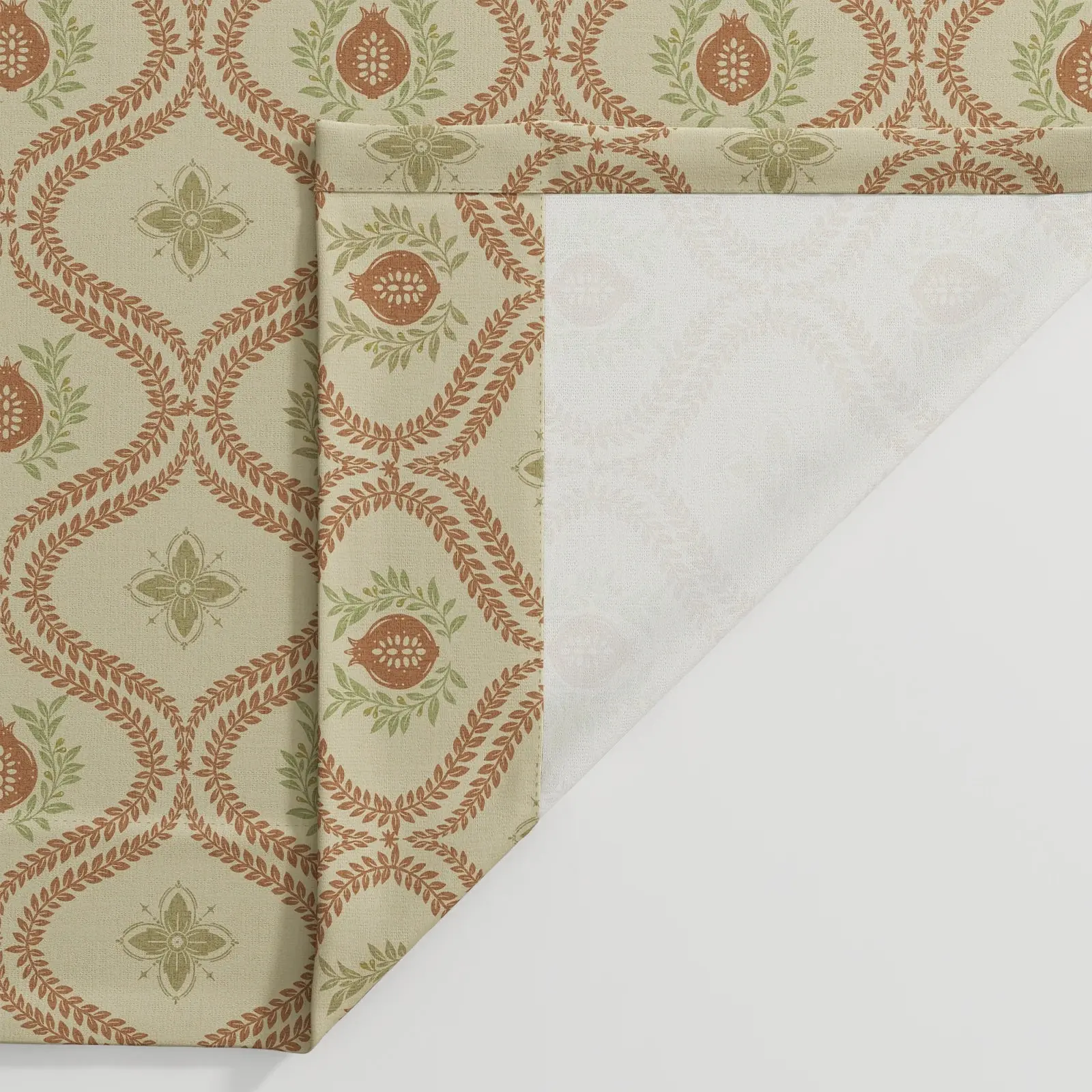 Sabrina Ramkhelawan Canyon Grove Cotton Print Drapery Pleated - Image 5
