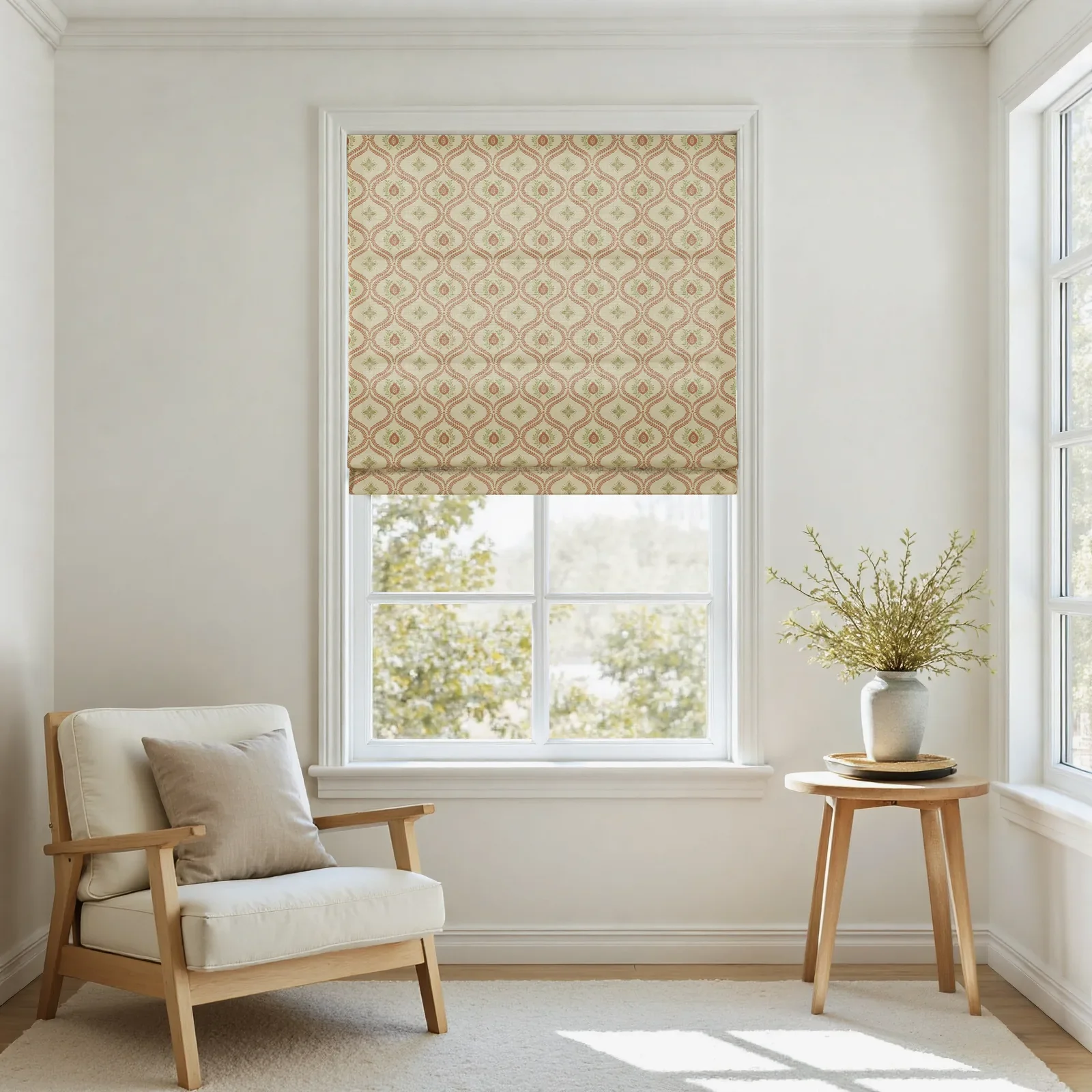Sabrina Ramkhelawan Canyon Grove Cotton Roman Shade Cordless - Image 8