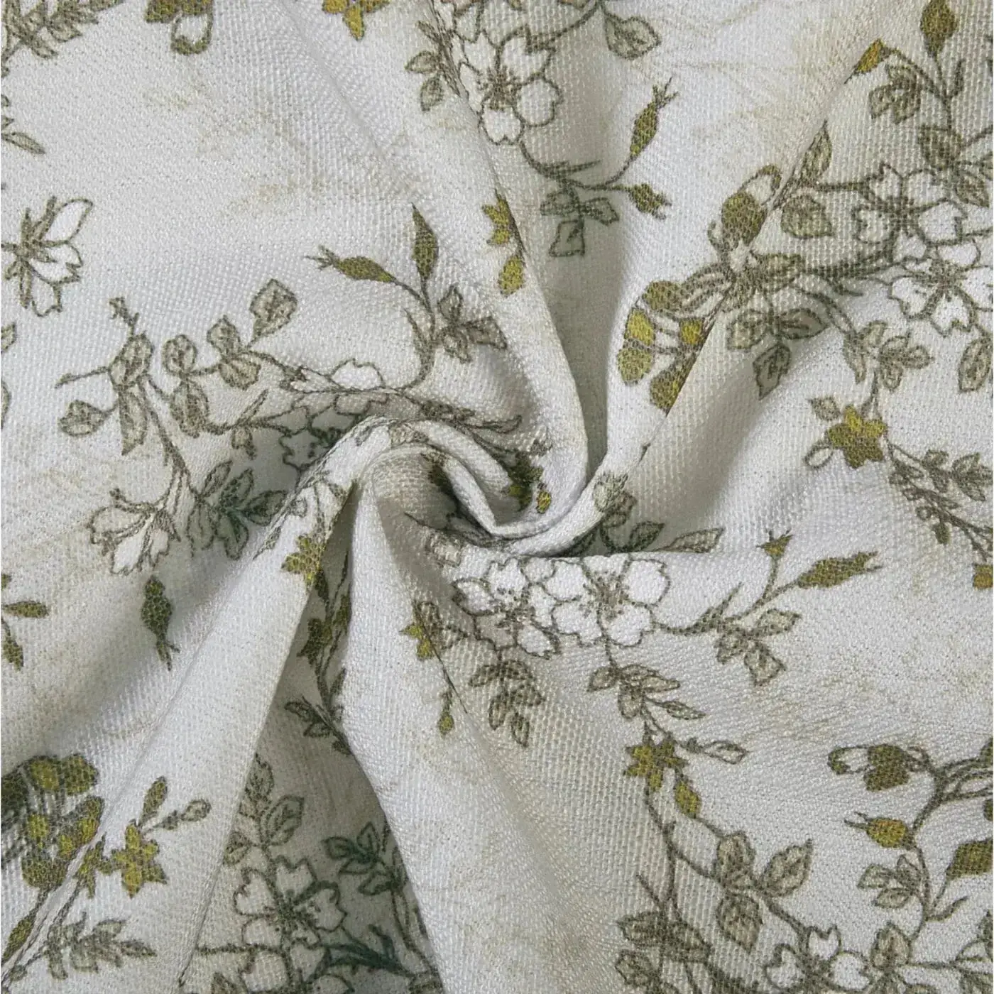 Sara Le Print Linen Pleated Cafe Curtains - Image 82