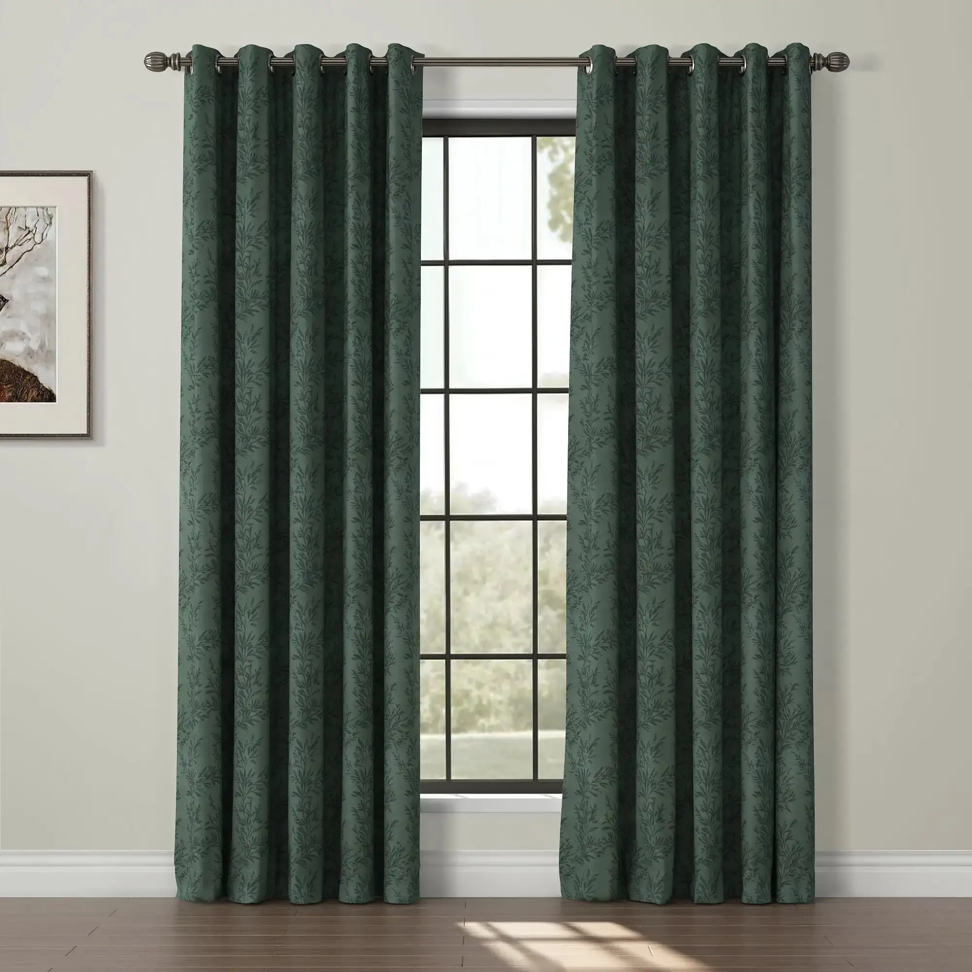 Sara Le Print Linen Drapery Grommet - Image 13