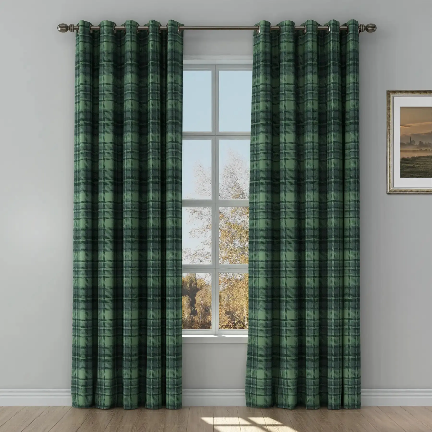 Sara Le Print Linen Drapery Grommet - Image 17