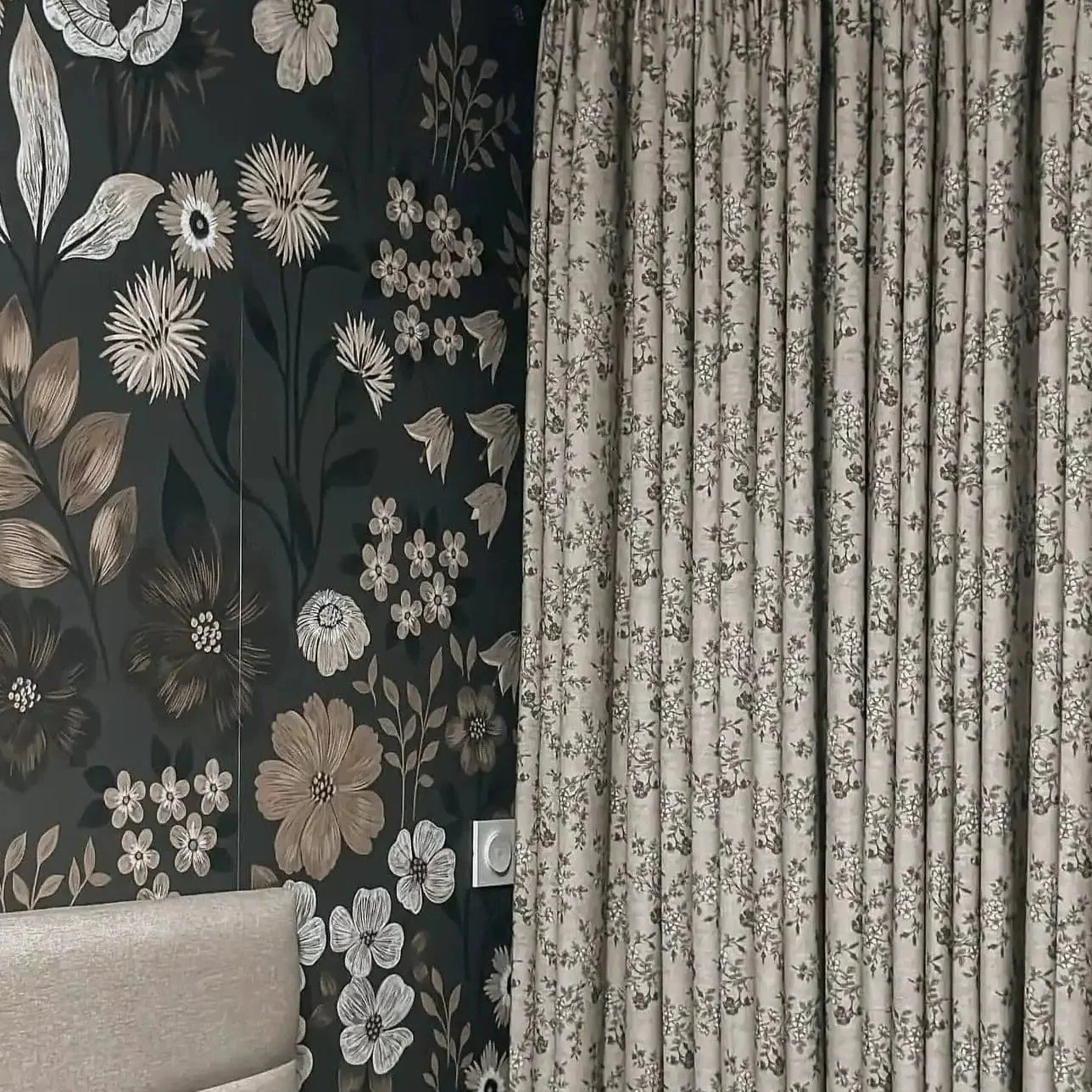 Sara Le Print Linen Drapery Grommet - Image 3
