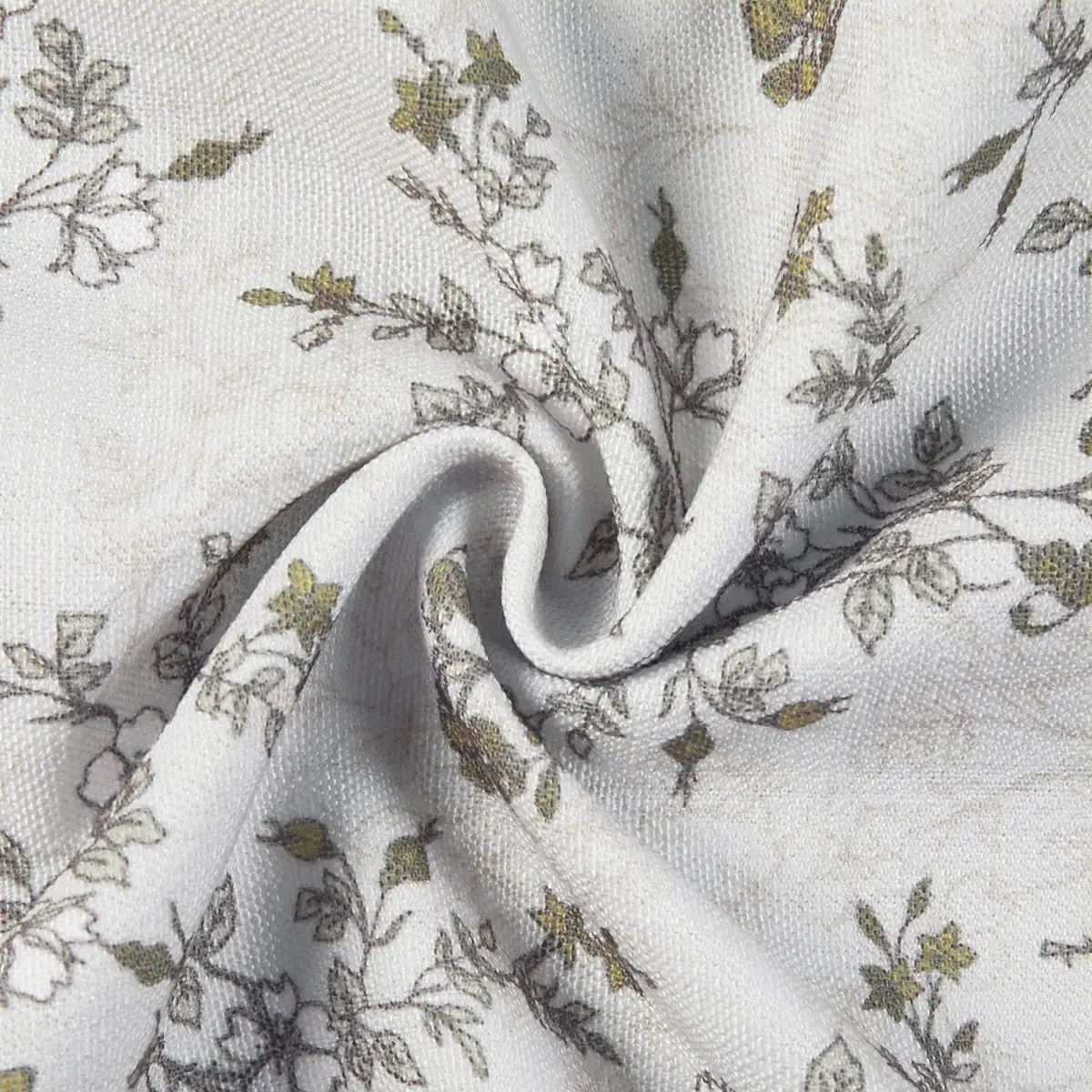 Sara Le Print Linen Drapery Pleated - Image 135