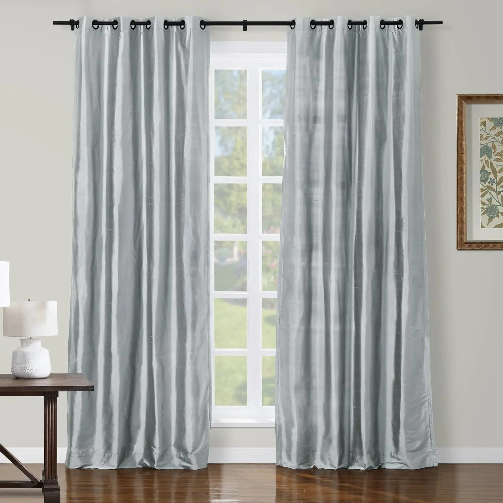 Selman Dupioni Silk Drapery Grommet