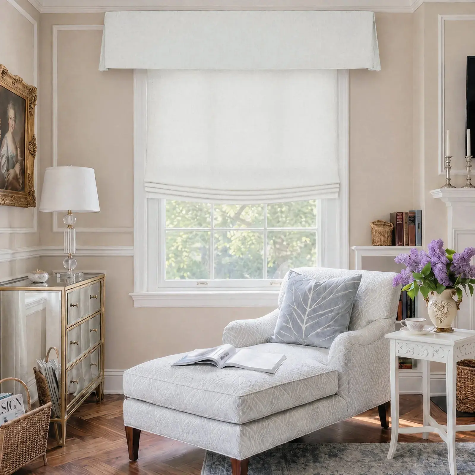 Solid Board Mounted Tailored Valance - Image 2