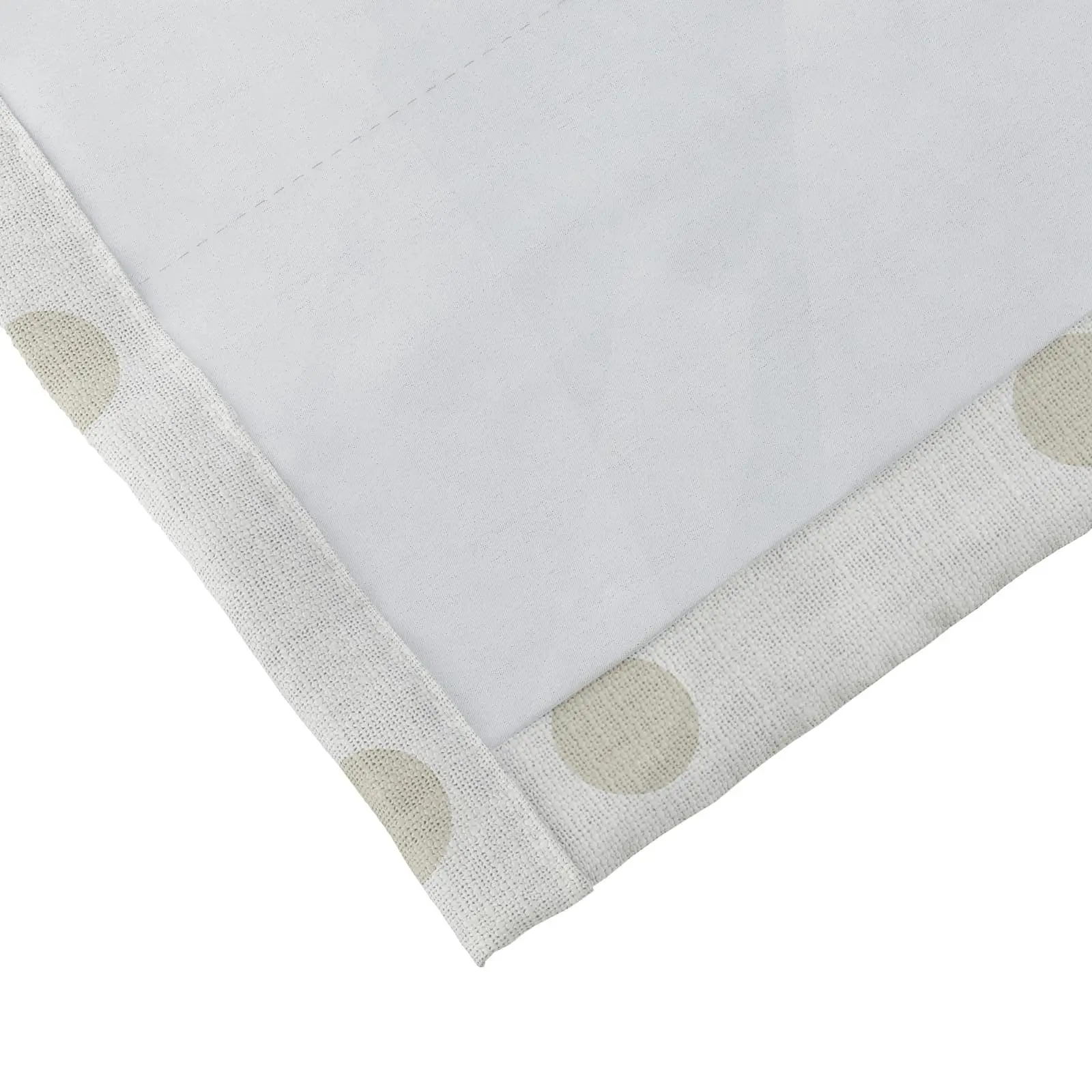 Stefana Silber Print Linen Curtain Drapery Soft Top - Image 13