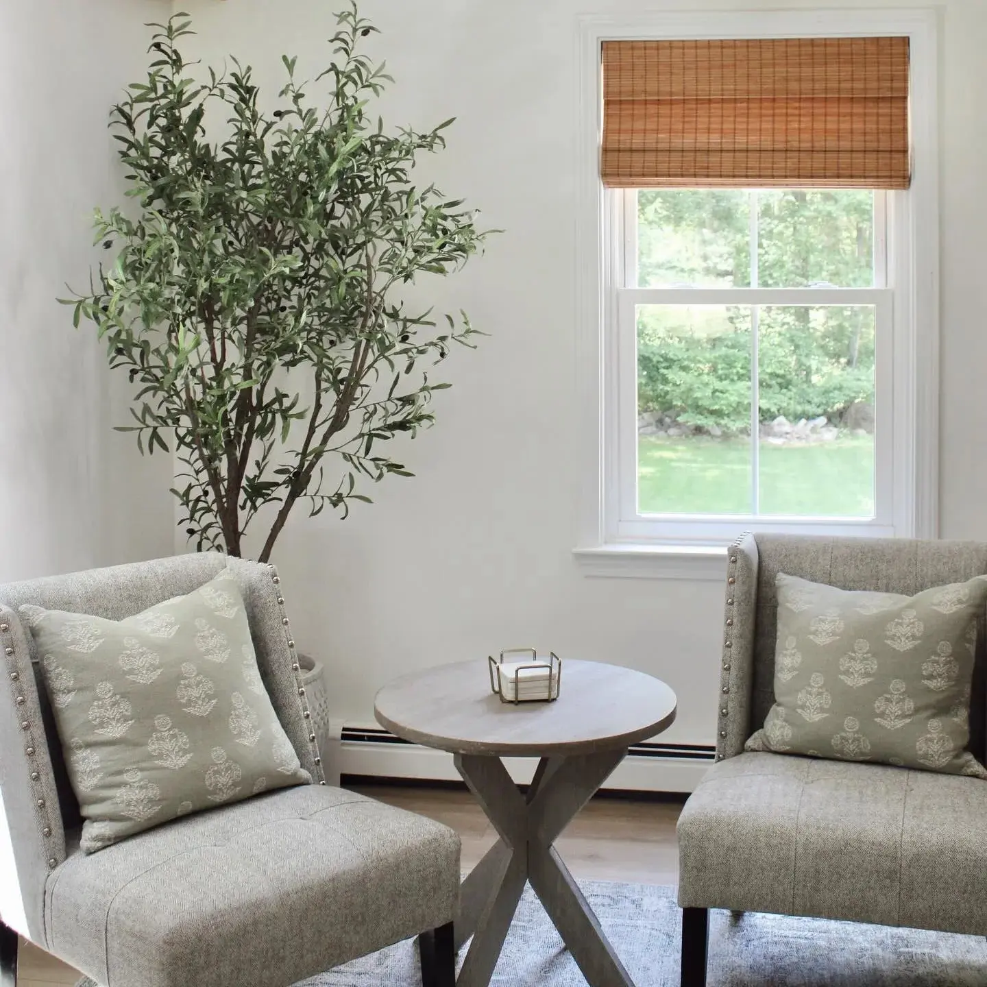 Sybil Bamboo Roman Shade Cordless - Image 36