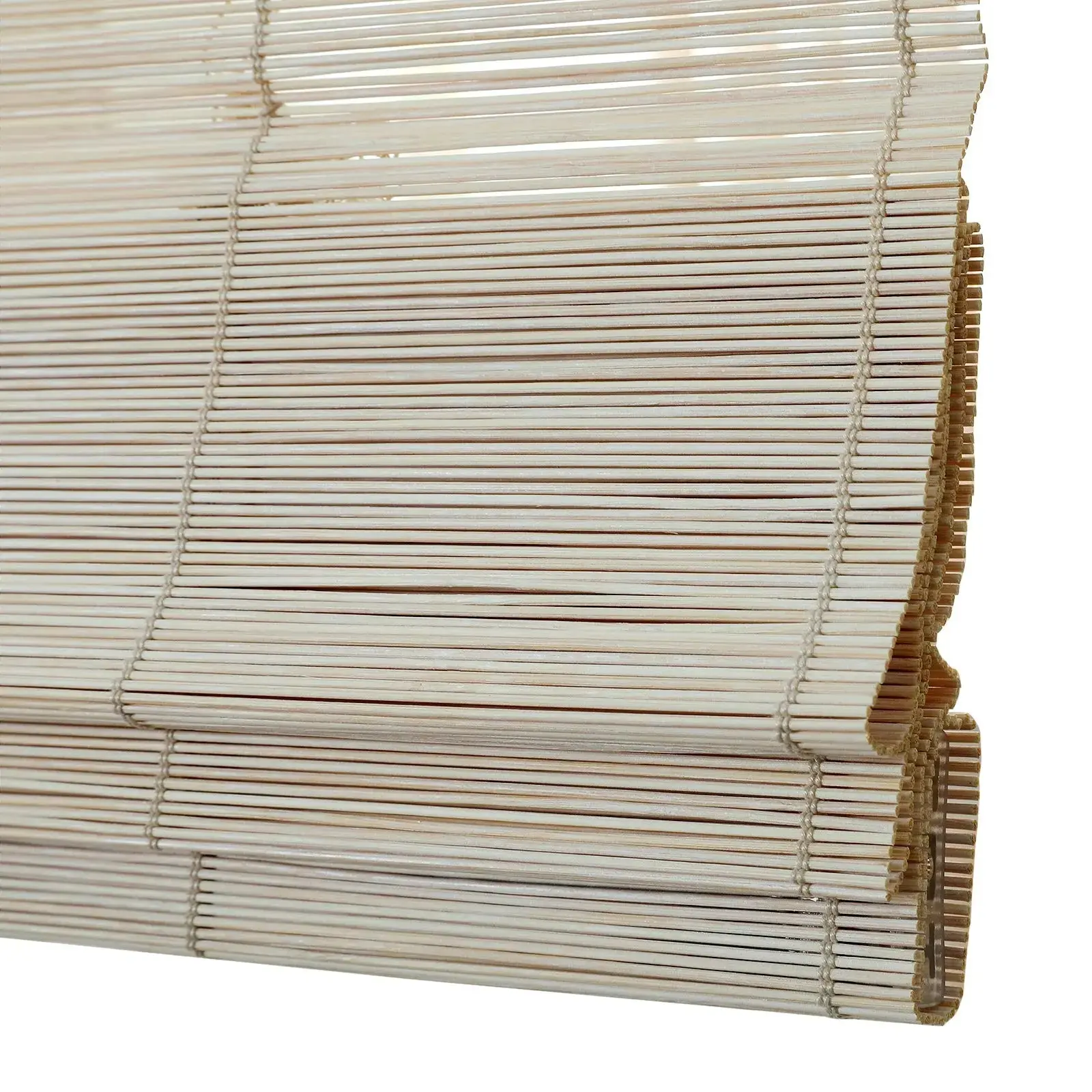 Sybil Bamboo Roman Shade Cordless - Image 6