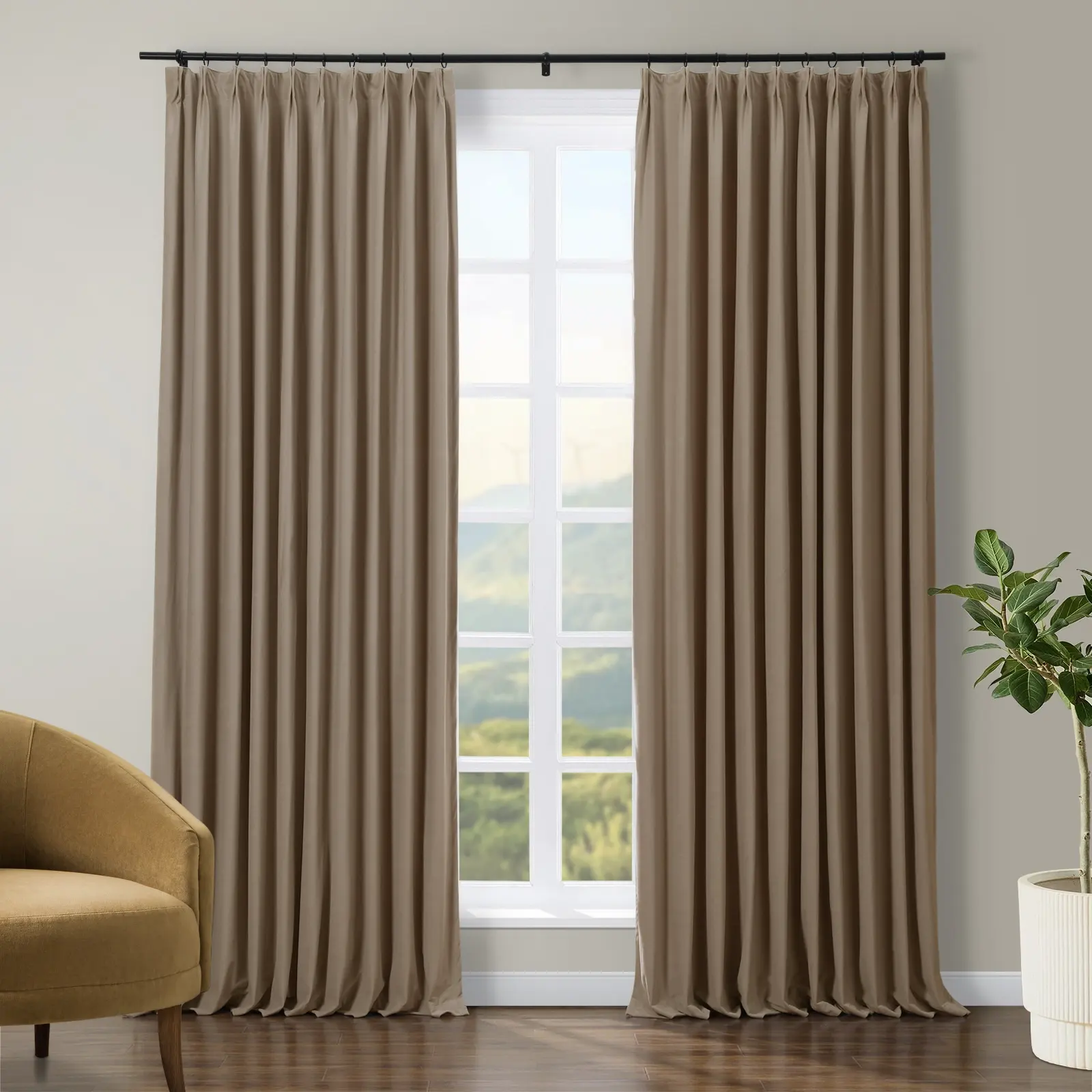 Tavis Premium Velvet Curtain Pleated - Image 35