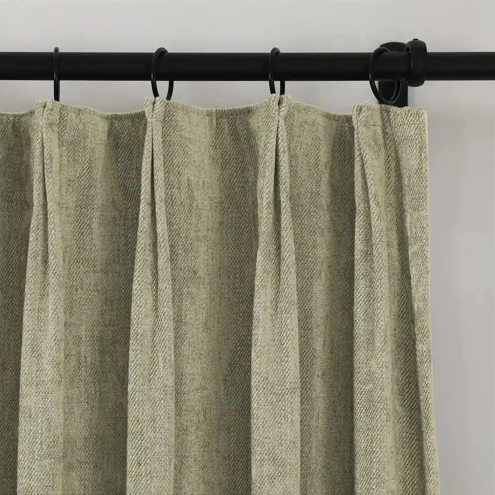 Tino Heavyweight Chenille Drapery Pleated - Image 100