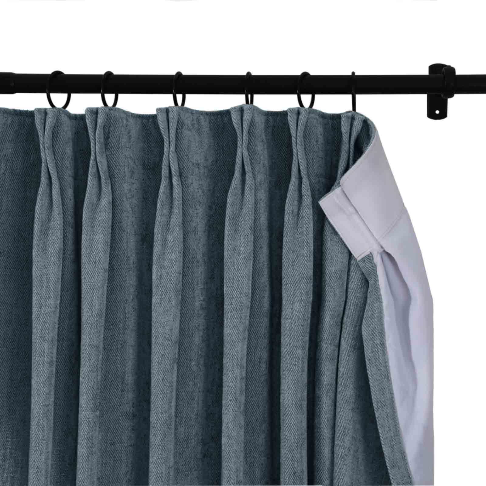 Tino Heavyweight Chenille Drapery Pleated - Image 13