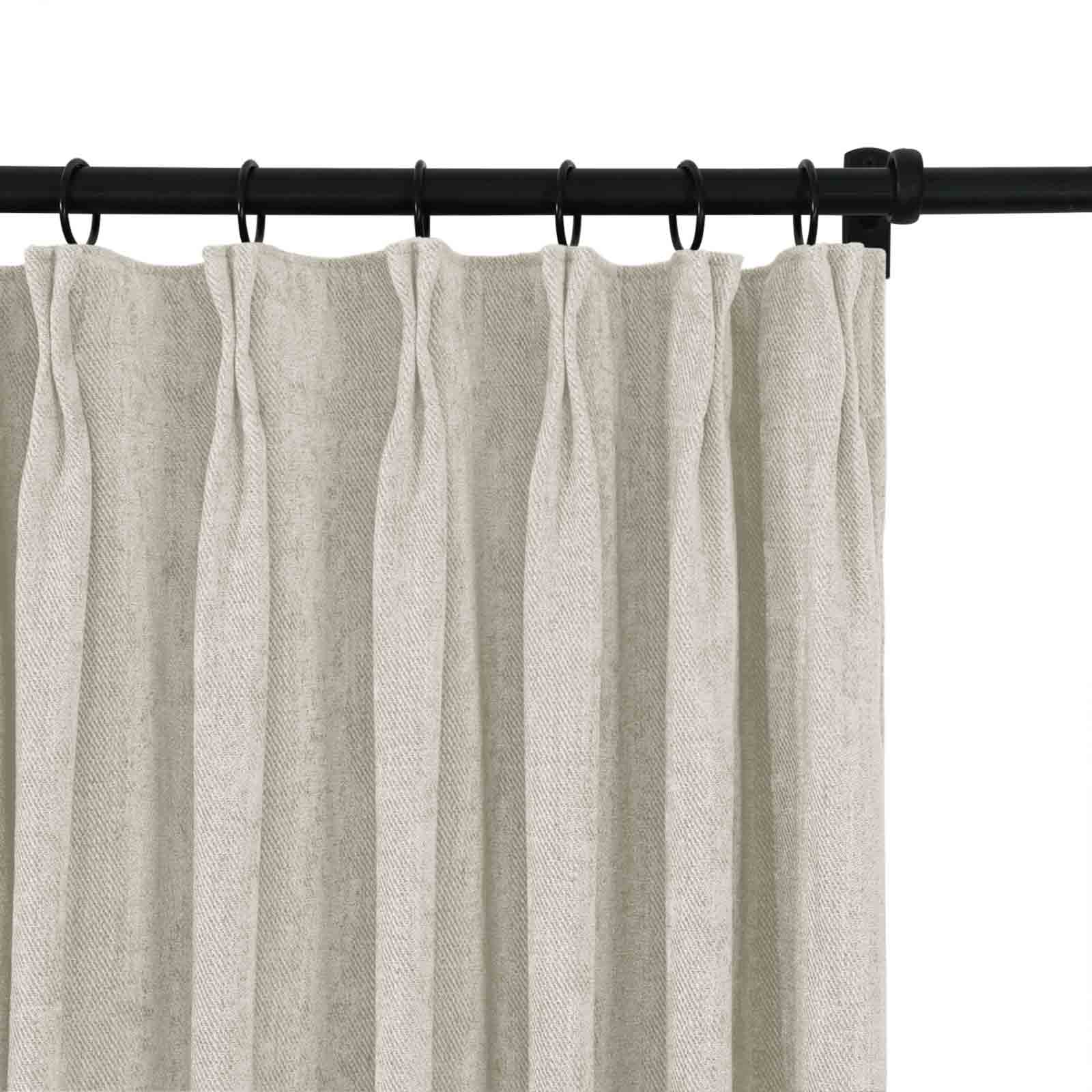 Tino Heavyweight Chenille Drapery Pleated - Image 3