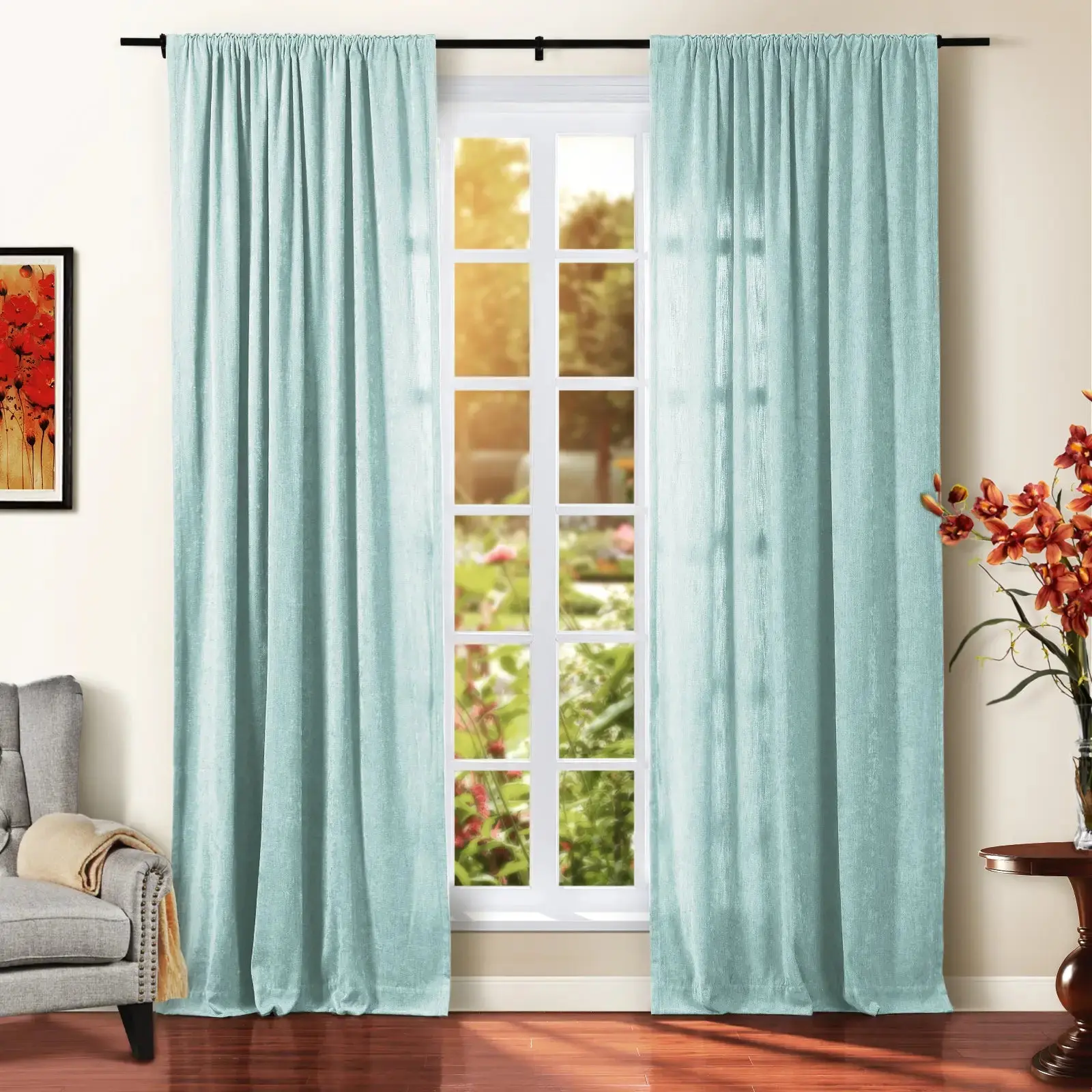 Tino Heavyweight Chenille Drapery Soft Top - Image 29