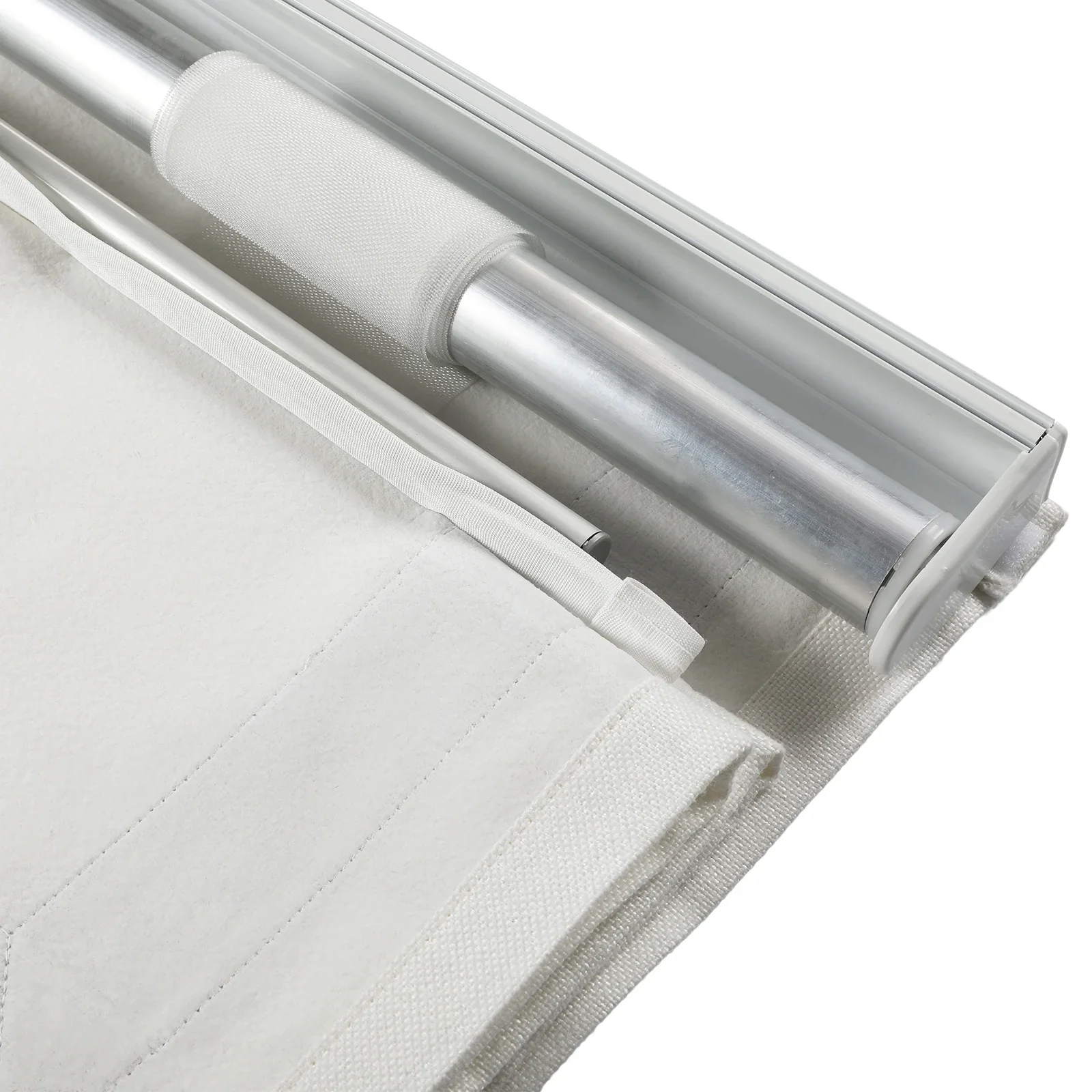 Tyrone Cordless Roman Shade with Border - Image 10