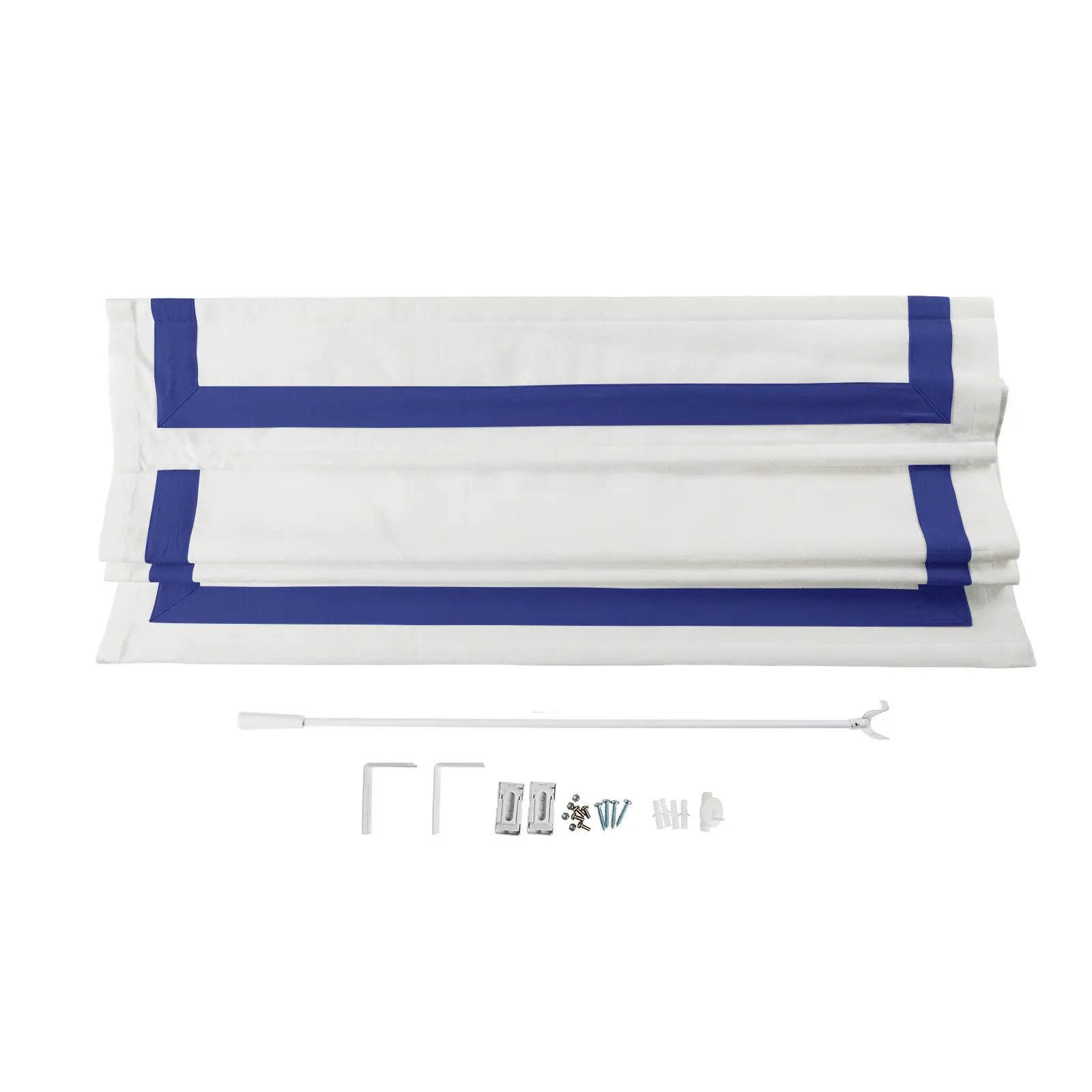 Tyrone Cordless Roman Shade with Border - Image 14