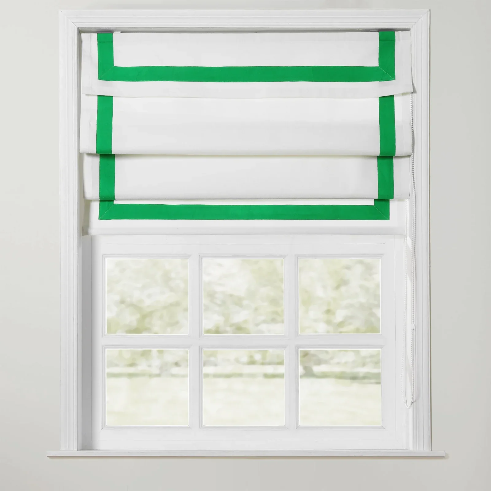 Tyrone Roman Shade with Border Cord Lift - Image 21