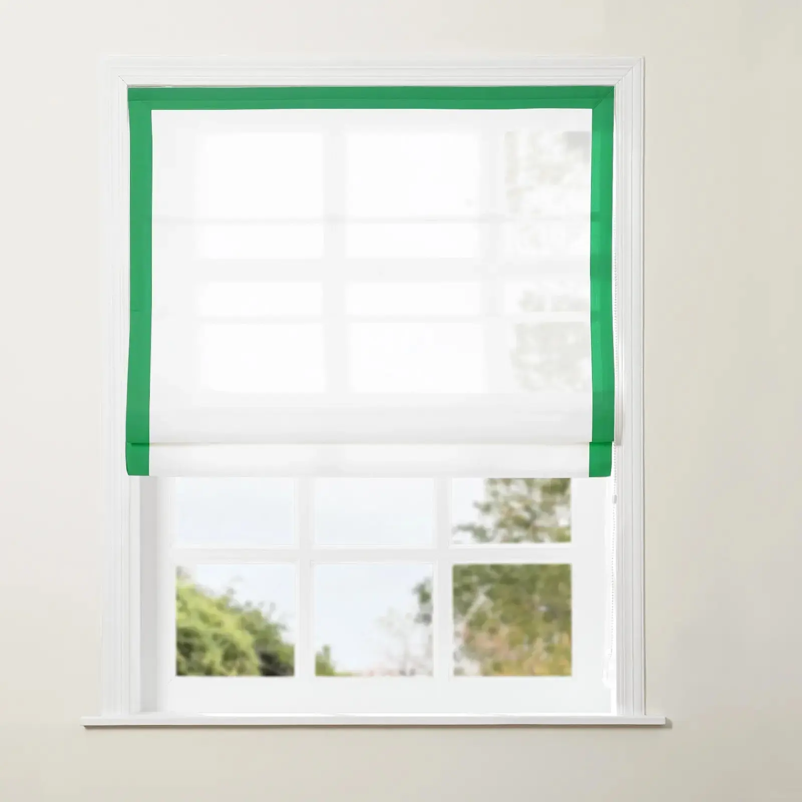 Tyrone Roman Shade with Border Cord Lift - Image 39