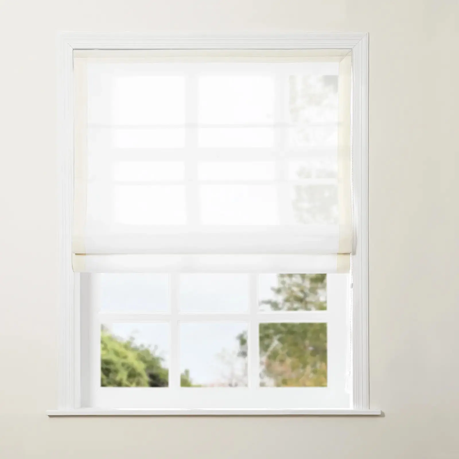 Tyrone Roman Shade with Border Cord Lift - Image 41
