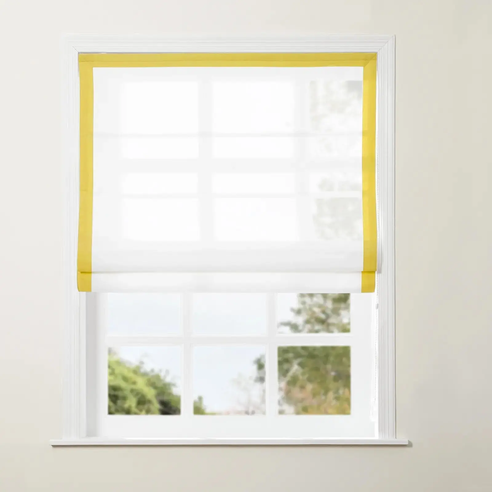 Tyrone Roman Shade with Border Cord Lift - Image 46