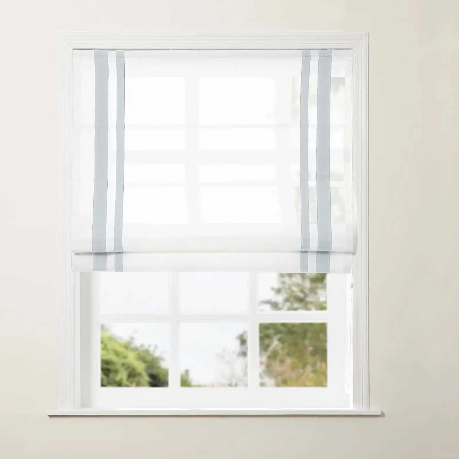 Tyrone Roman Shade with Border Cord Lift - Image 64