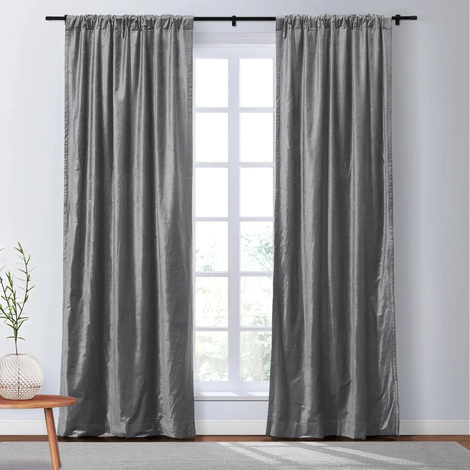 Veda Luster Cotton Velour Drapery Soft Top - Image 32